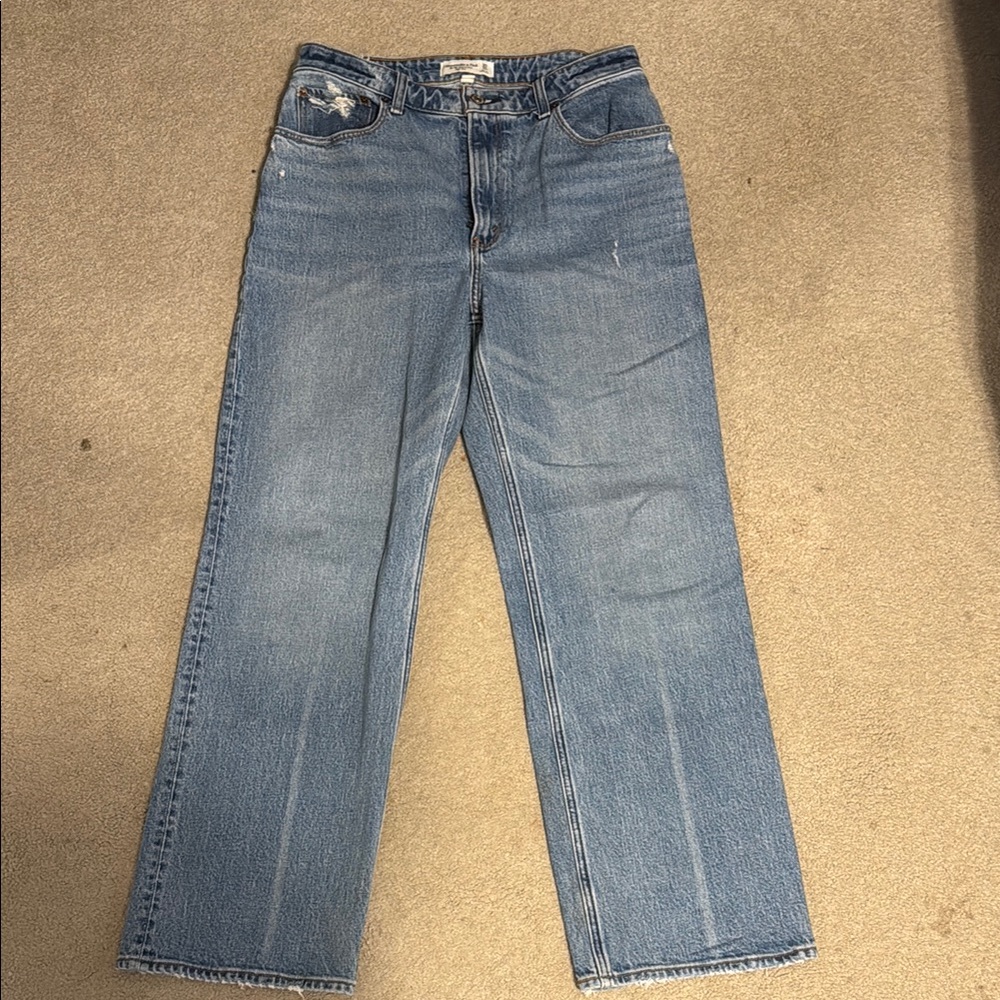 Abercrombie & Fitch High Rise Blue Jeans
